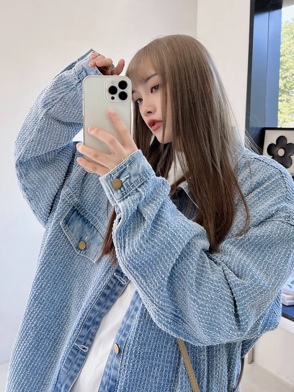 Ripped Denim Jacket - ASRO