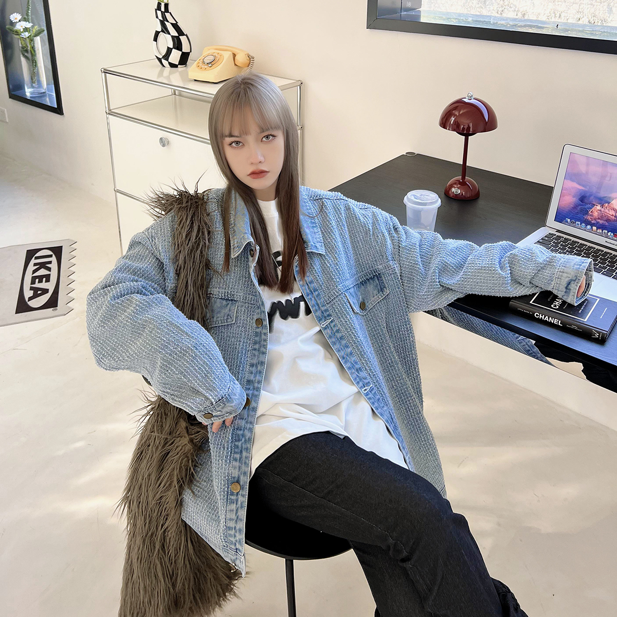 Ripped Denim Jacket - ASRO