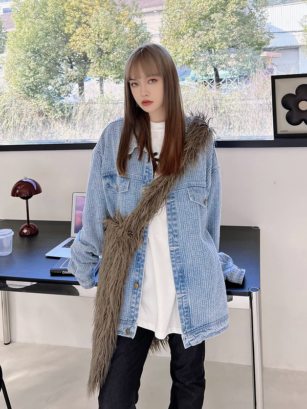 Ripped Denim Jacket - ASRO