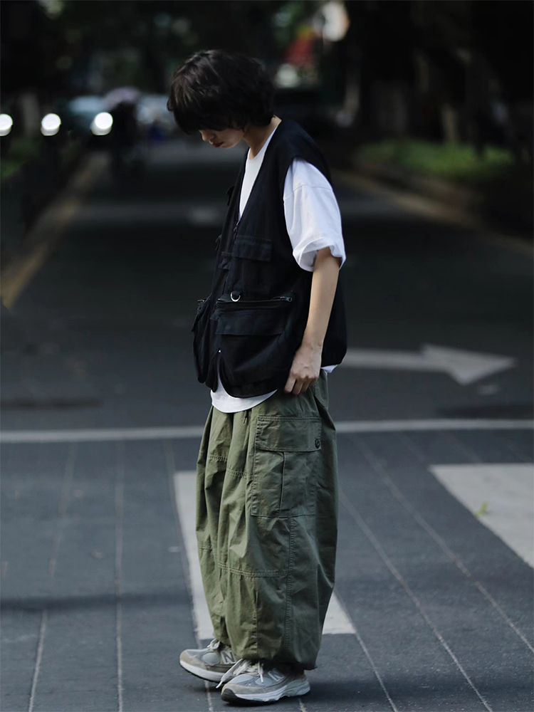 Korean Oversized Cargo Pants - ASRO