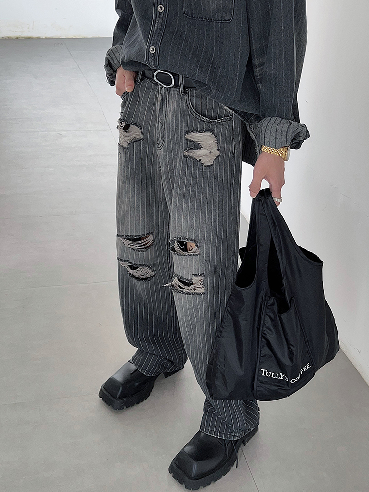 Ripped Dress Pant Jeans - ASRO