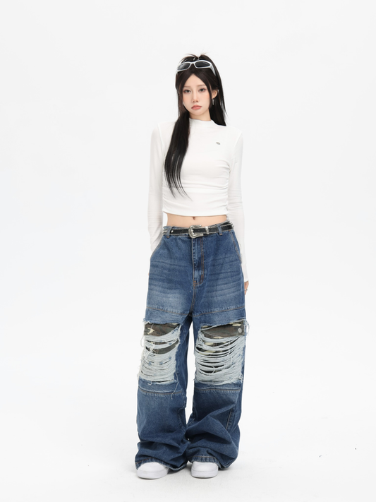 Camouflage Mix Jeans - ASRO