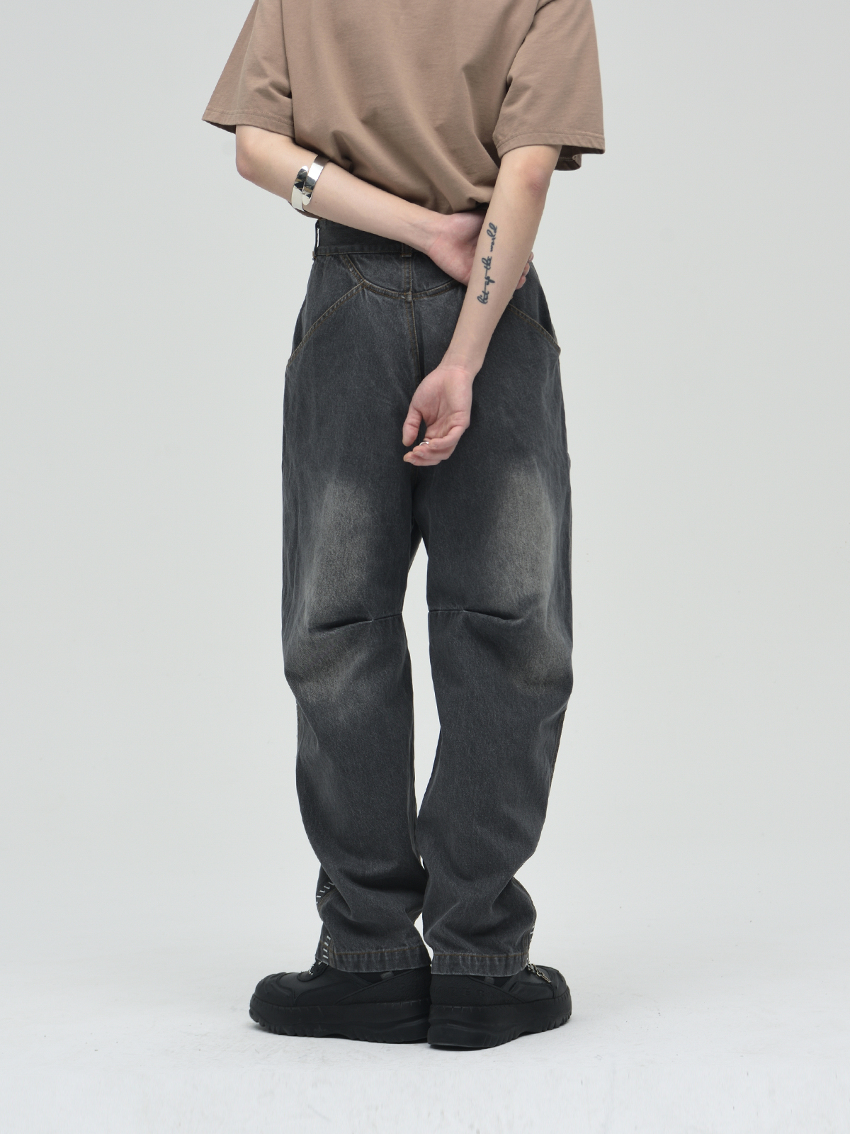 Washed Stitch Jeans - ASRO