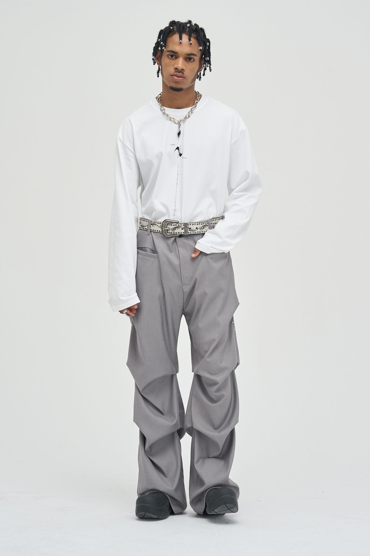 Stacked Dress Pants