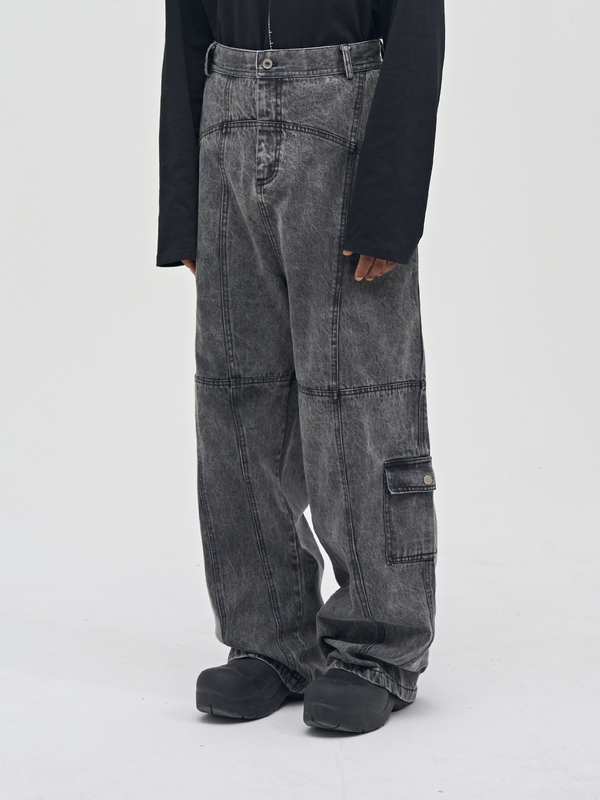 Multi Pleat Jeans - ASRO