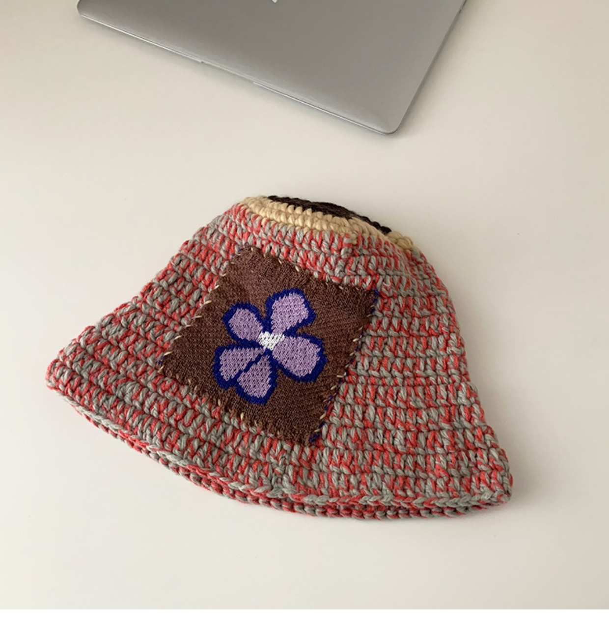 Knit Patch Hat
