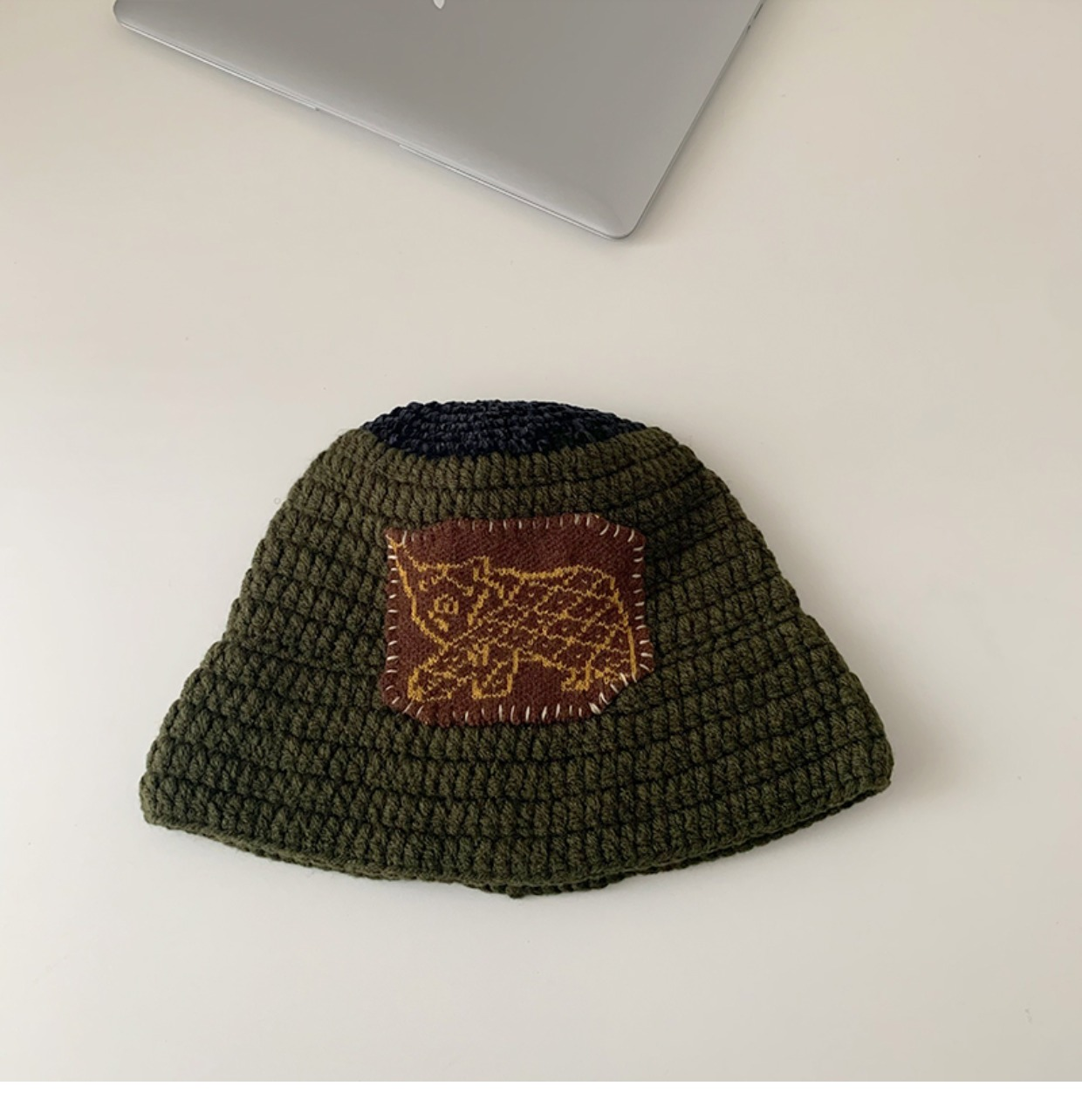 Knit Patch Hat