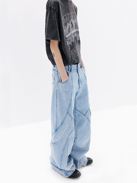 Wave Fold Jeans
