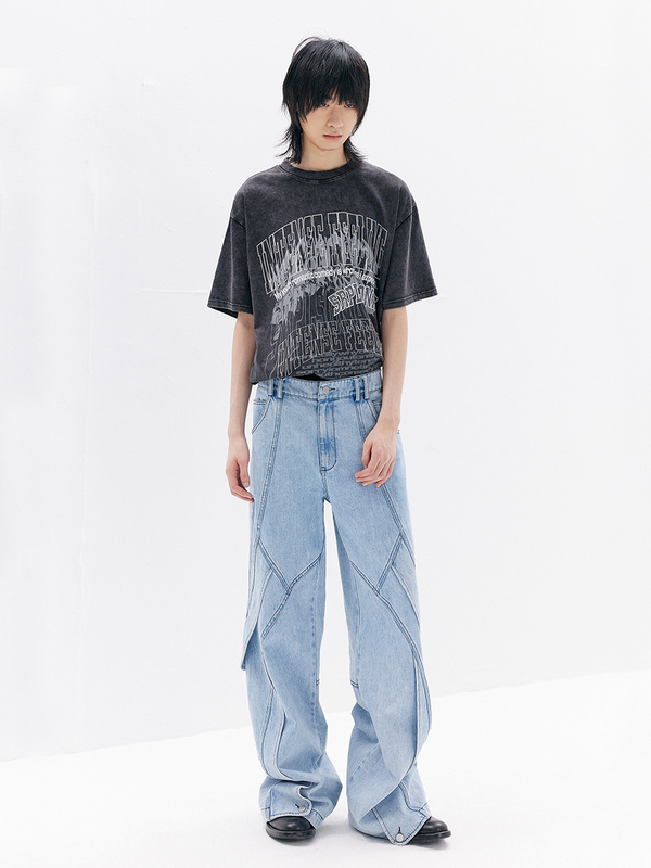 Wave Fold Jeans