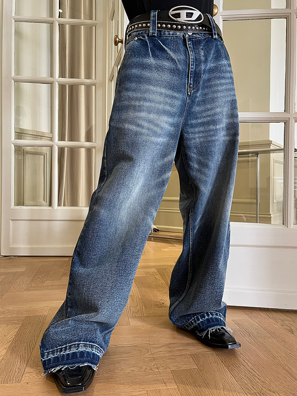 Japanese Double Belt Jeans