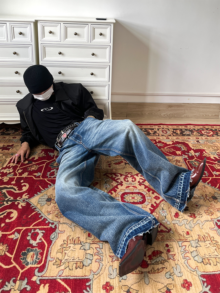 Japanese Double Belt Jeans