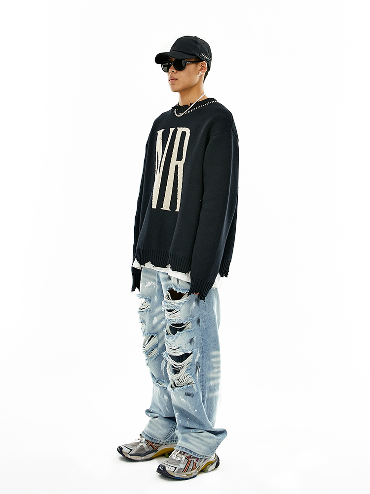Japanese Ripped Sweater