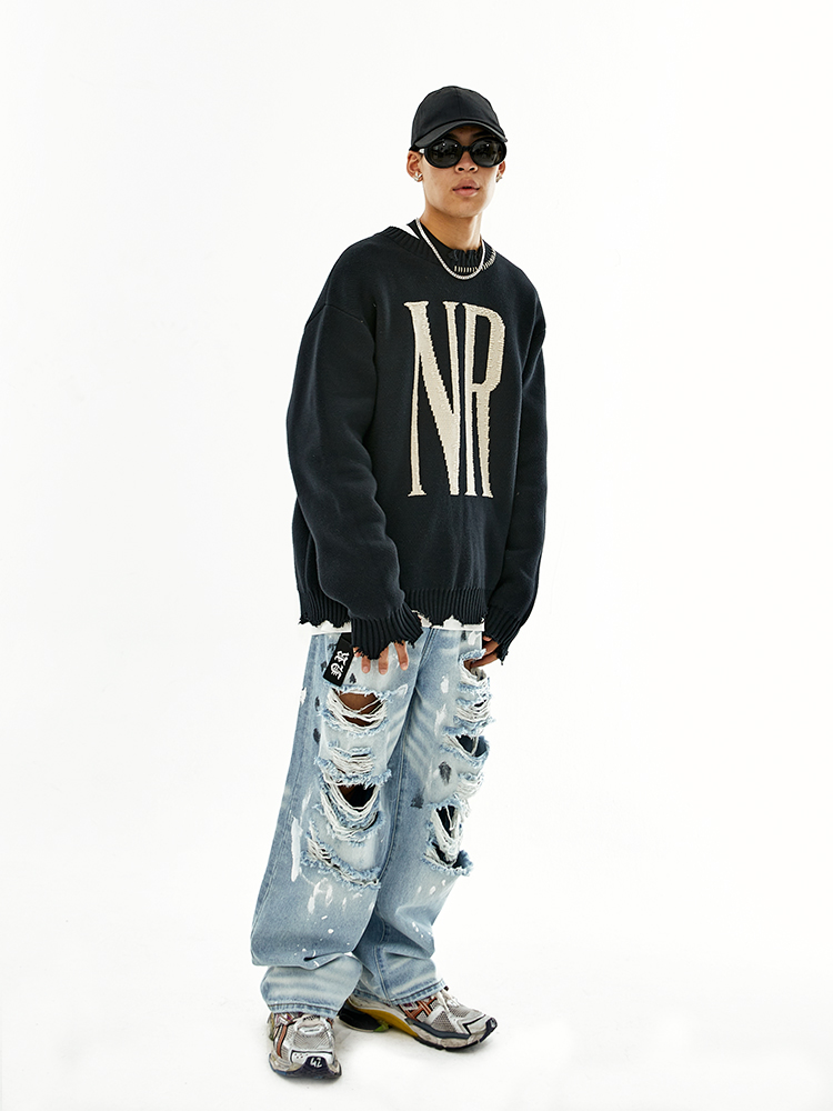 Japanese Ripped Sweater