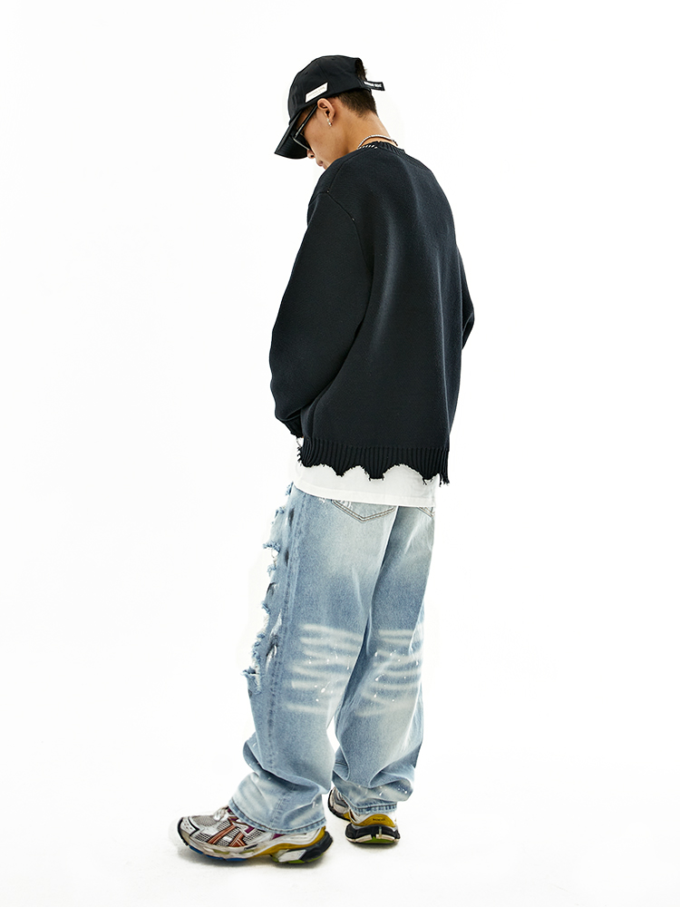 Japanese Ripped Sweater