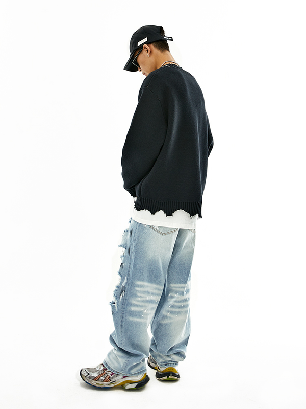 Japanese Ripped Sweater
