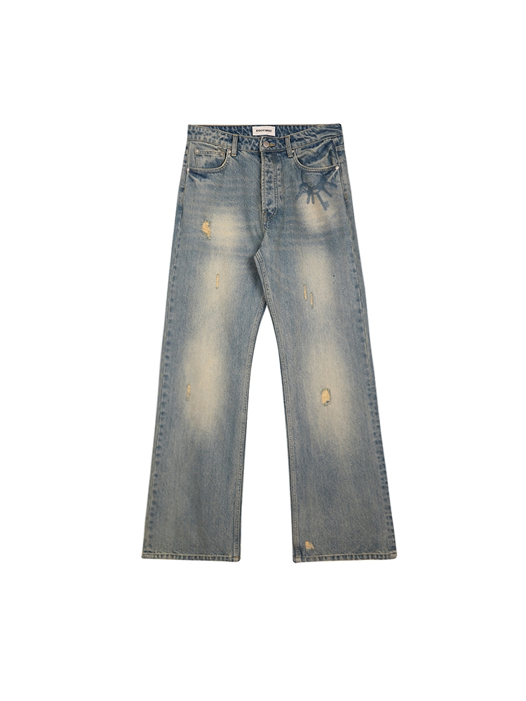 Keychain Print Jeans
