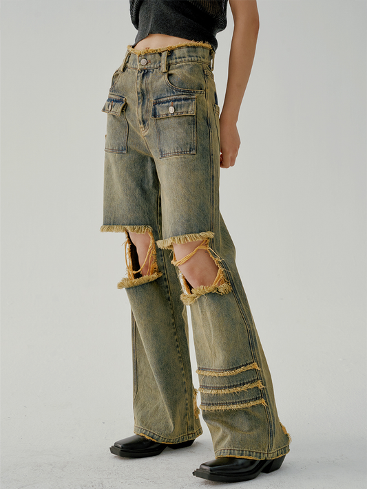 Damaged Kuno Jeans