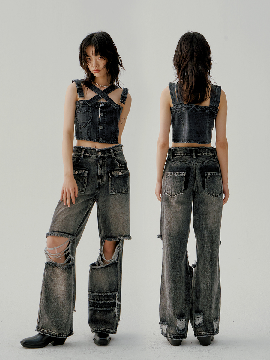 Damaged Kuno Jeans
