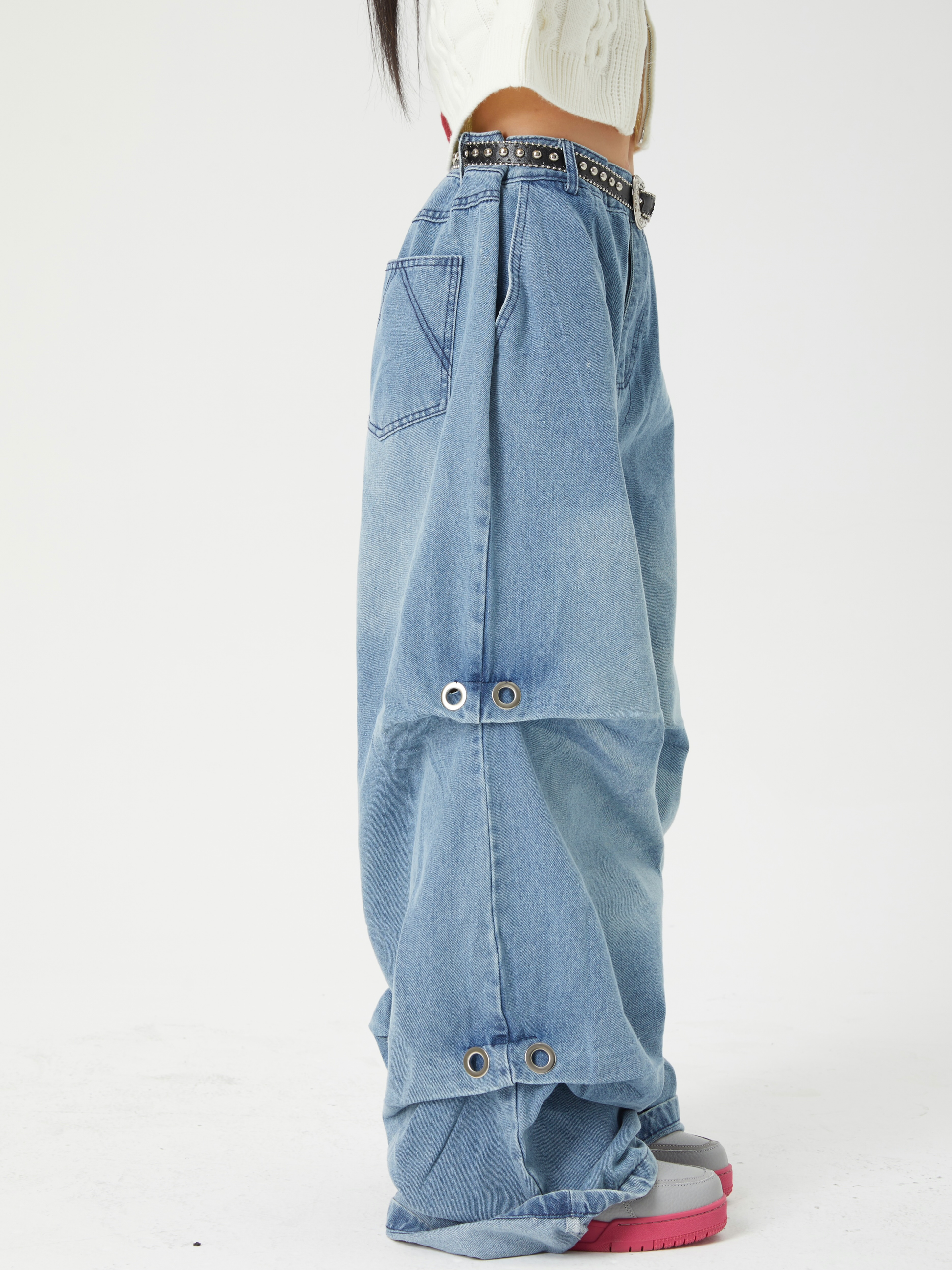 Korean Stacked Jeans
