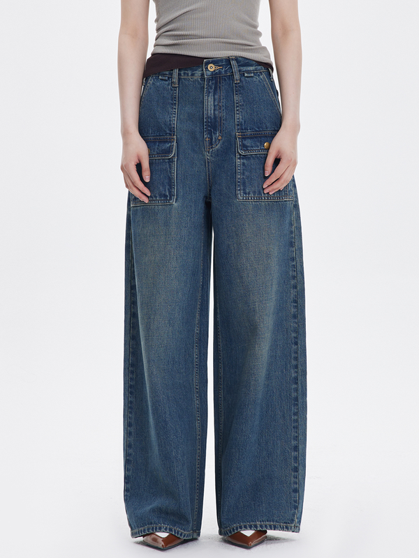 Washed Linhazi Jeans