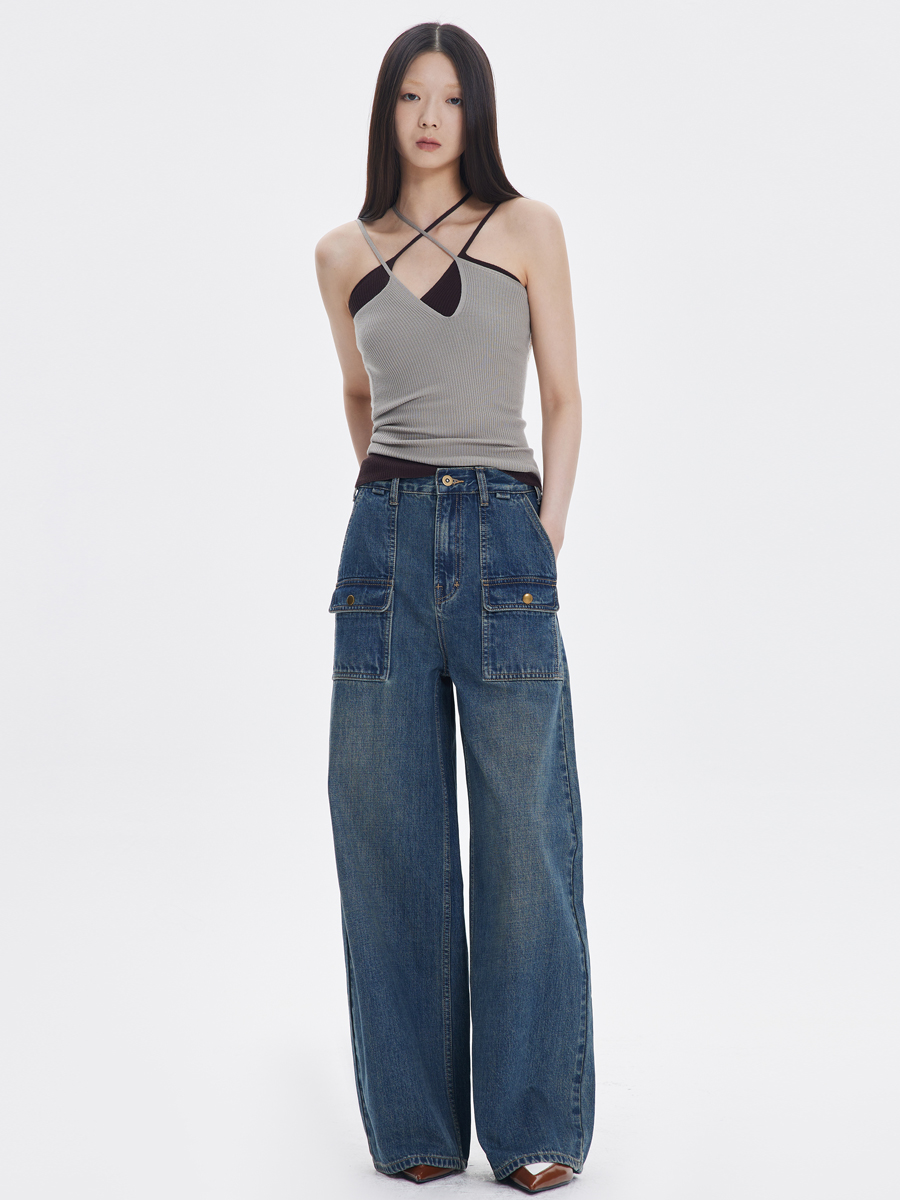 Washed Linhazi Jeans