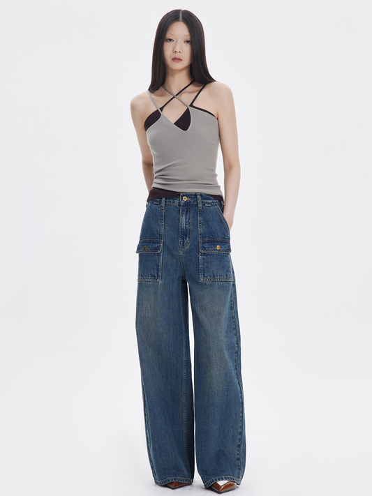 Washed Linhazi Jeans