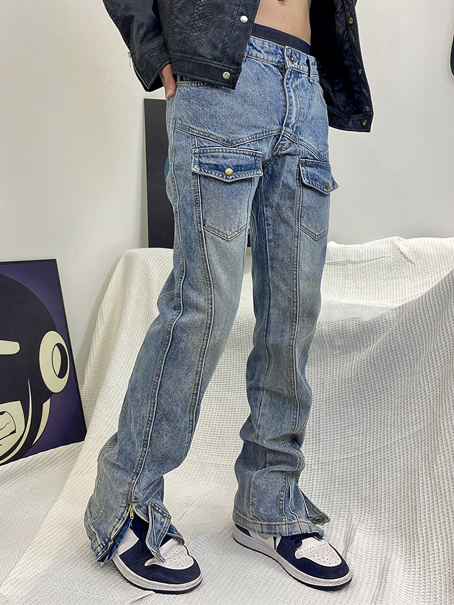 Y2K Front Pocket Jeans