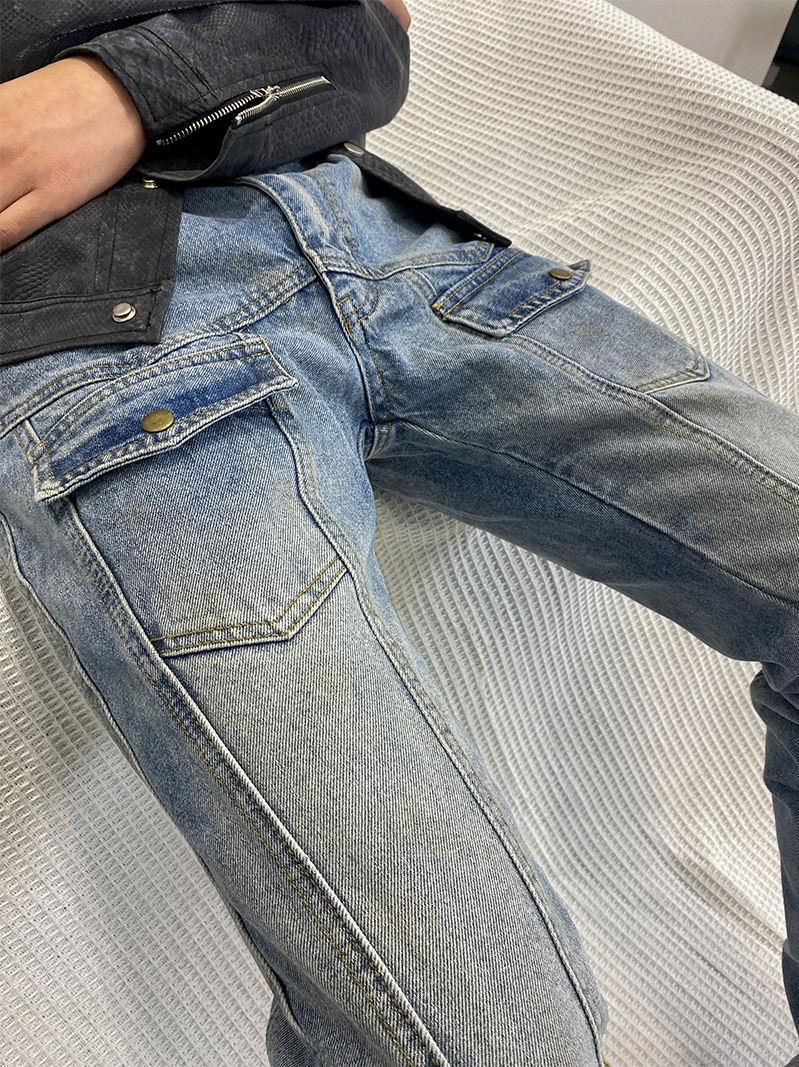 Y2K Front Pocket Jeans