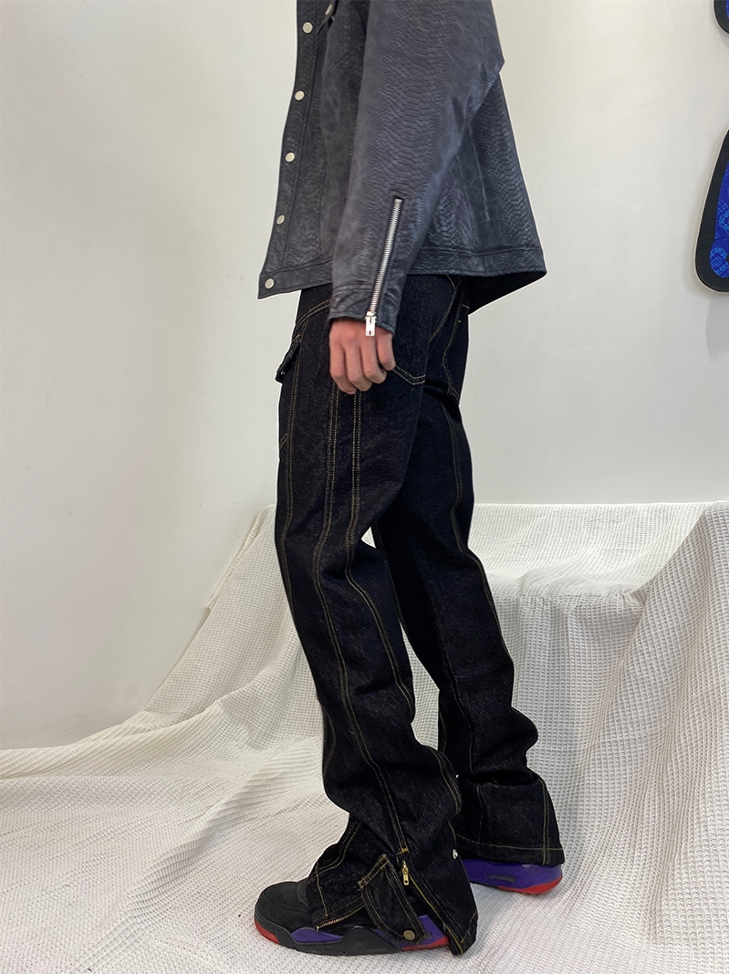 Y2K Front Pocket Jeans