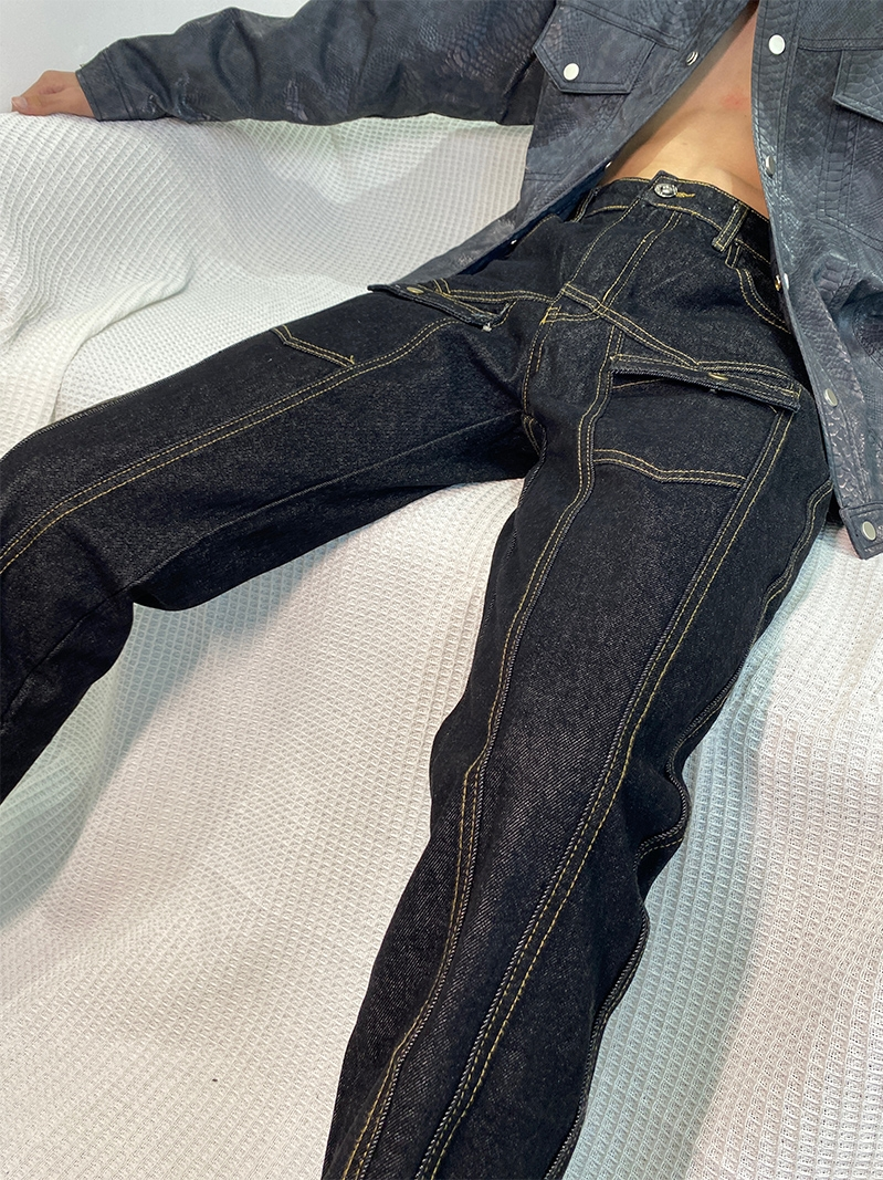 Y2K Front Pocket Jeans
