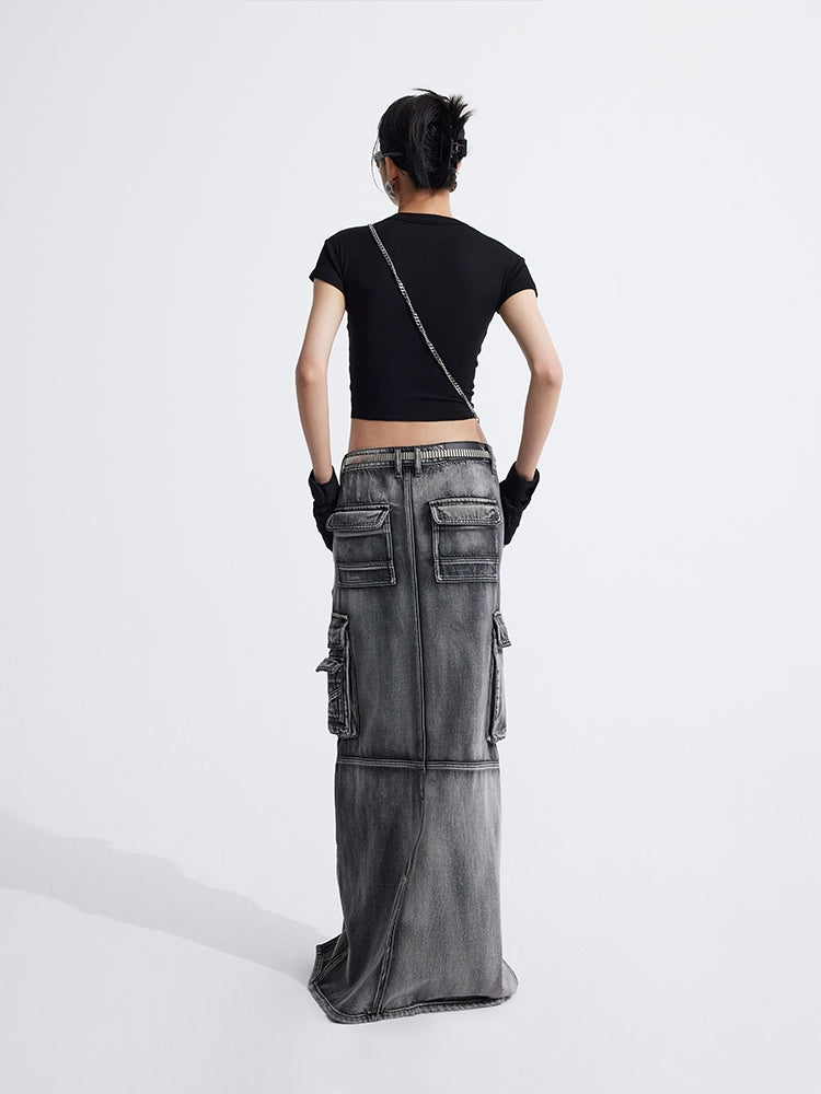Snowfall Washed Skirt
