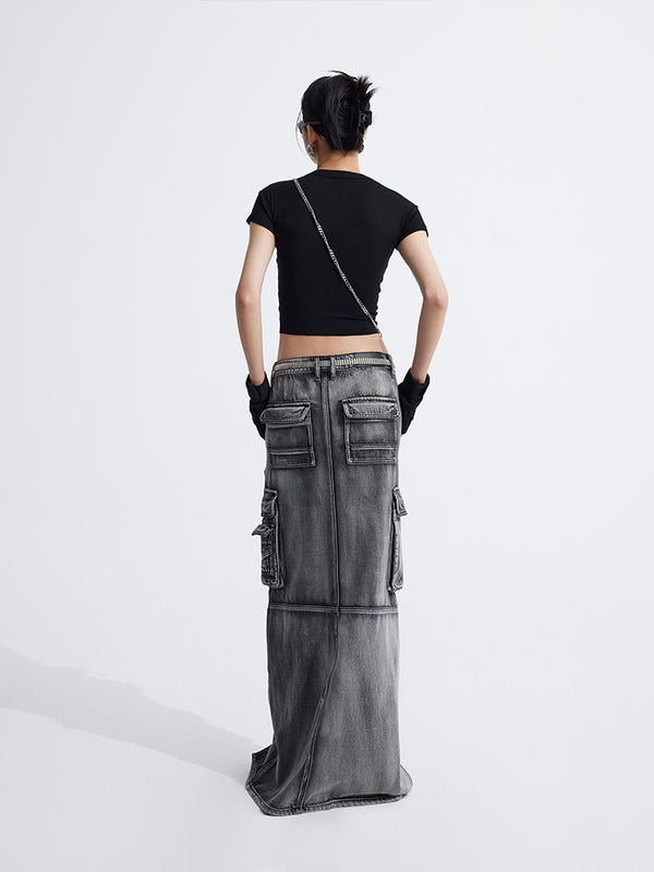 Snowfall Washed Skirt