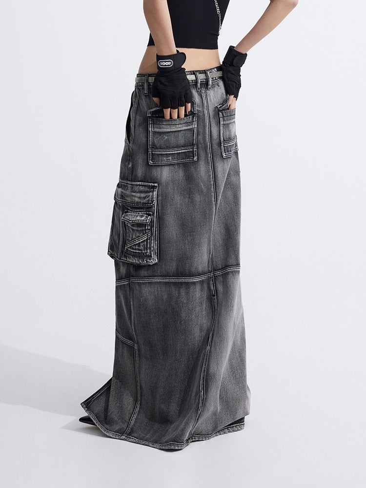 Snowfall Washed Skirt