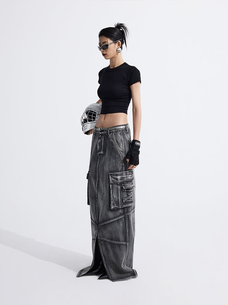 Snowfall Washed Skirt